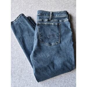 Silver Women's Jeans Suki Skinny Stretch Medium Wash 18 x 29L (38x28)